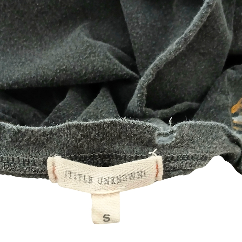 Distressed Tunic Muscle Tee with Graphic Size Small Gray Boho UO Tank Top Tshirt - Picture 6 of 9